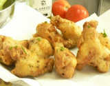 Asinhas de frango tempurá
