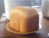 Pão de leite feito na máquina de pão