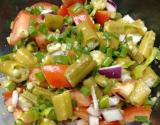 Salada de quiabo