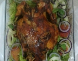 Frango assado caipira