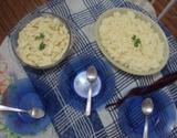 Arroz com peito de frango desfiado