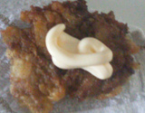 Fígado de galinha à milanesa crocante