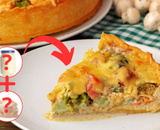 Massa de torta salgada com apenas 2 ingredientes é muito fácil de fazer e fica boa com qualquer recheio