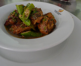 Frango com quiabo