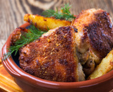 Frango empanado com maionese
