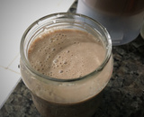 Vitamina de banana com chocolate