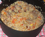 Costelinha suína com arroz