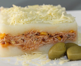 Torta de purê com frango