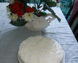Bolo bandeja de coco