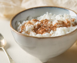 Arroz doce com paçoca