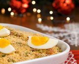 Farofa fácil de Natal
