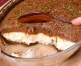 Torta de limão com ganache na travessa: delícia gelada e cremosa é a favorita da minha filha