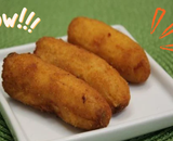 Banana empanada na airfryer: fruta fica uma delícia e é uma ótima opção de lanche saudável