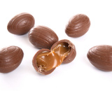 Ovo de Páscoa de caramelo