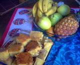 Delicioso bolo de banana caramelada