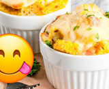 Torta salgada fit de frango na airfryer: receita prática, fácil e saudável