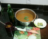 Caldo de sururu ou mexilhão