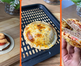 Hamburgão com massa de pastel na airfryer: receita rápida e fácil que você vai querer lanchar hoje