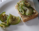 Antepasto de abobrinha italiana
