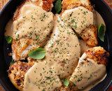 Peito de frango ao molho branco: aprenda a receita rápida e barata que vai deixar todo mundo apaixonado!