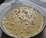 Camarão com catupiry dissolvido
