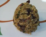 Risoto de coração de frango