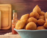 Coxinha sequinha e crocante igual de lanchonete gourmet para você fazer na sua casa