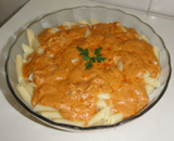 Macarrão penne ao queijo  gorgonzola