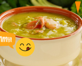Não tem coisa melhor do que sopa nesse friozinho e hoje vou fazer essa de ervilha com bacon e linguiça de comer rezando