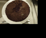 Bolo de chocolate de micro-ondas