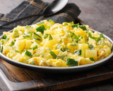 Jantar de abobrinha rápido e saudável de Múrcia e leva apenas três ingredientes