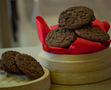 Cookies de chocolate e nozes