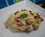 Risoto de frango com abobrinha