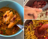 Macarrão de uma panela só muito cremoso pra comer no friozinho: cuidado pra não comer tudo sozinho