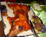 Leitão de escalope com geléia