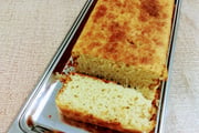 Pão caseiro de queijo parmesão