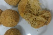 Bolinho fit de frango e batata doce