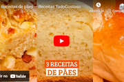 3 receitas de pães
