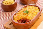Escondidinho de charque nordestino