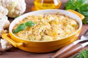 Couve-flor gratinada