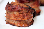 Filé mignon suíno com bacon na airfryer