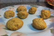 Bolinho de batata doce com frango