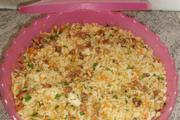 Arroz farofa divino para churrasco