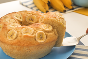 Bolo de banana simples