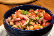 Salada de grão-de-bico