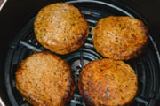Hambúrguer na air fryer
