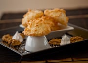 Biscoito de aveia e coco