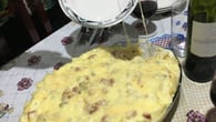Macarrão recheado de forno 