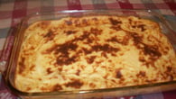 Peito de frango com souflé de queijo