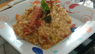 Risoto de calabresa e bacon